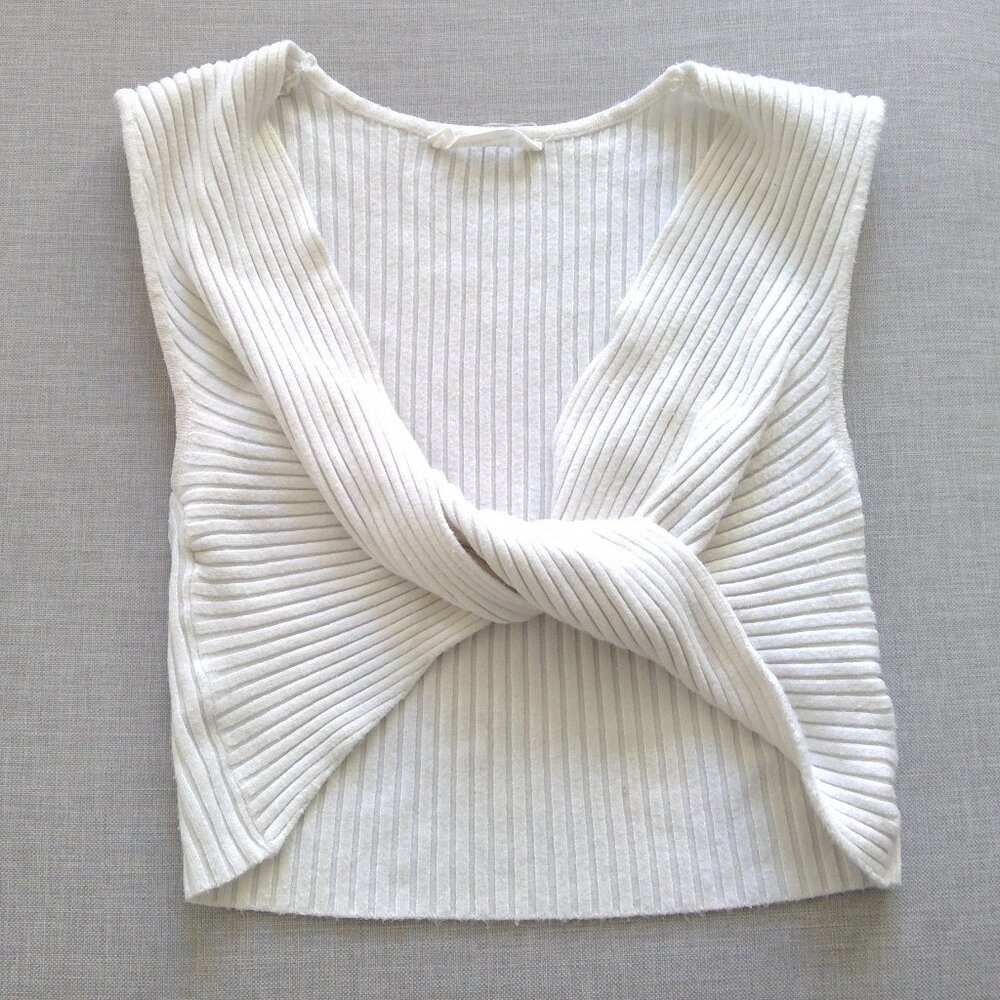 12th tribe criss cross crop top